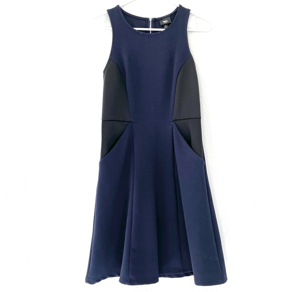 Mossimo Navy & Black Sleeveless Dress with Pockets